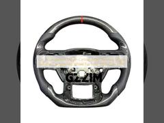 자동차 액세서리 사용자 지정 탄소섬유 스티어링 휠 Ford F150 2015-2019에 적합한 자동차 스티어링 휠