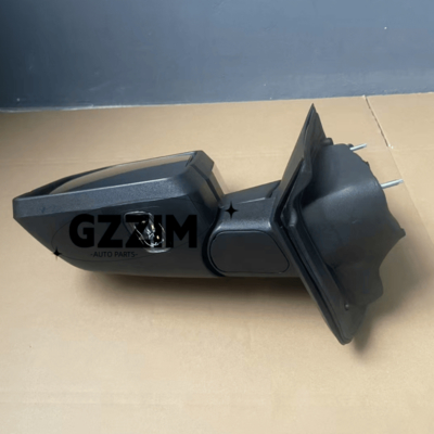 Ford F150 2015-2021 Side Mirror with LED Light Black ABS Plastic