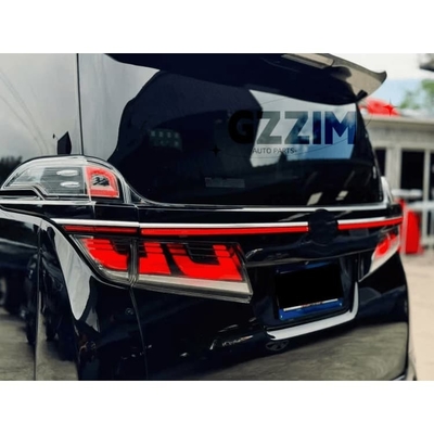 ABS Plastic Aftermarket Modified LED Tail Lamp Rear Light For for Toyota Vellfire 2018-2023