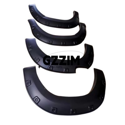 Plastic Black / White Car Fender Flare For Toyota Rocco Wheel Fender Flares