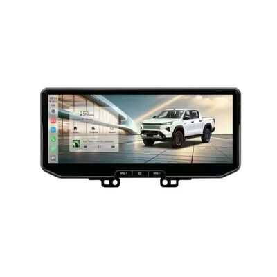 For Toyota 2026 Hilux Inch Android Car Radio Multimedia Video Player GPS Navigation Wifi Carplay12.3inch 360 Camera RHD LHD