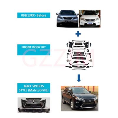 Transform Your Lexus RX 2009 2013 to 2016 with Sports Style Matrix Grille Body Kit