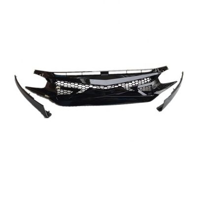 Fc450형 검은색 앞 배머 그릴 Honda Civic X 2016+