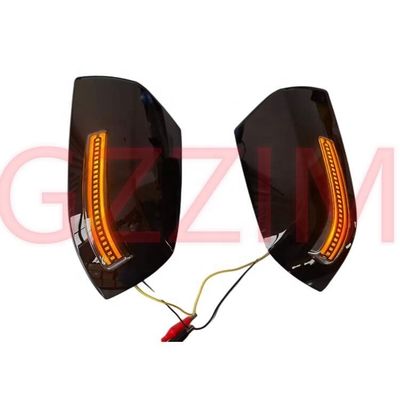 검은색 후면 거울 덮개 Toyota Tundra 2007-2021 LED 라이트 사이드 미러