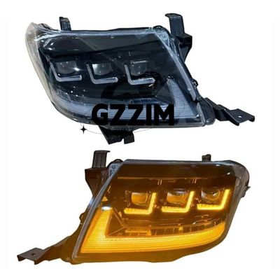 Toyota VIGO Hilux 2012-2014 LED 헤드라이트 어셈블리 신품 4 렌즈 전면 램프 주간 주행등 포함