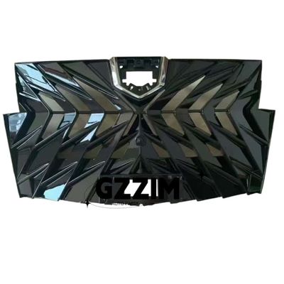 Modified Car Front Bumper Grille Auto Grille Car Black Golden Middle Grilles For Toyota Alphard 2018